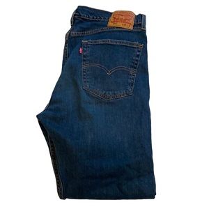 Levi's 505 Men's Jeans 36" W, 30" L, NWOT, slightly distressed.